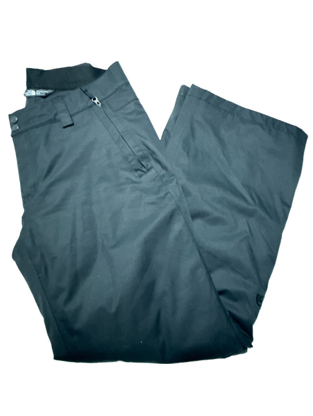 North Face Snow Pants Womens size M Black HyVent Flare Ski Snowboard Waterproof